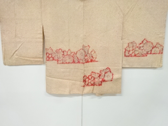 アンティーク　本総絞り草花模様絵羽織